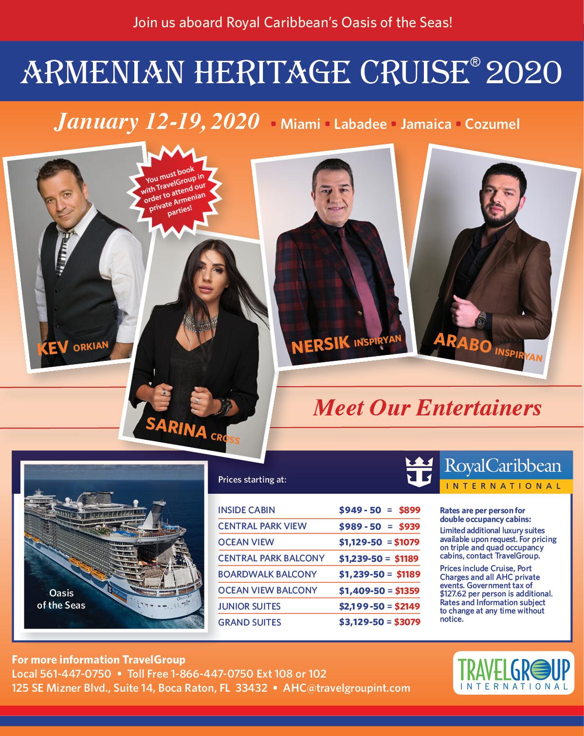 AHC 2020 Flyer Armenian Heritage Cruise