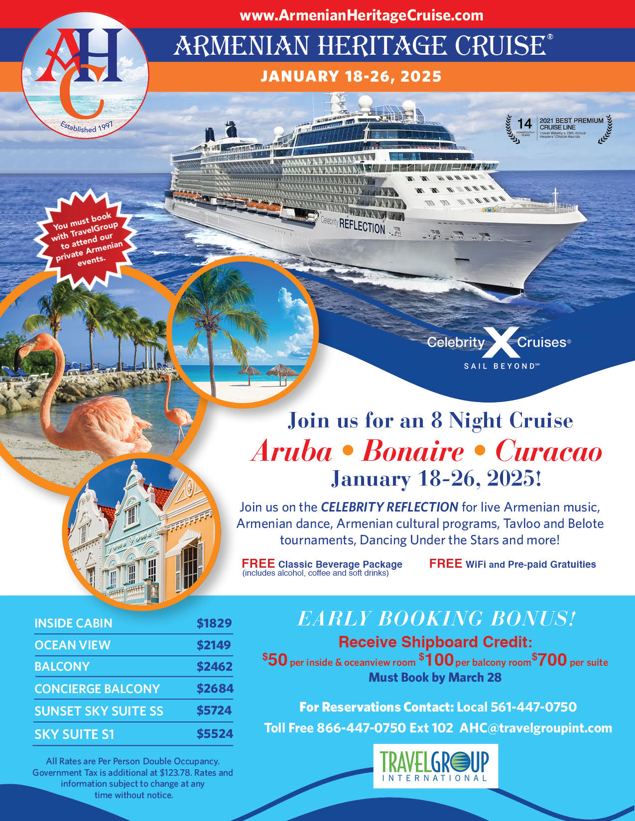 2025 AHC Cruise flyer - 2024-03-04 - Armenian Heritage Cruise